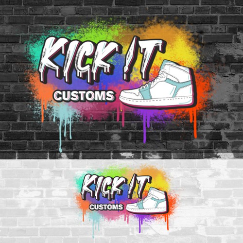 Design a Logo for the next premier custom shoe designer in the northeast. Looking for a very colorful and fun logo! Design by MarlisGH