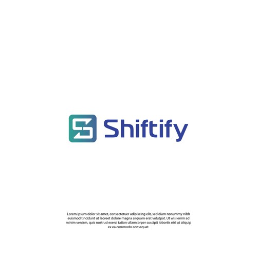 Minimalist and modern logo design for modern work shift management application Design by Nazumi