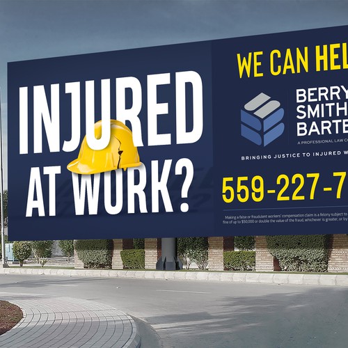 Law Firm Billboard Design by DEZIGNWAY