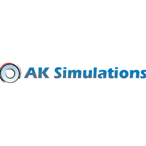 Create a futuristic and catchy logo for AK Simulations Design by eeeeeeeee