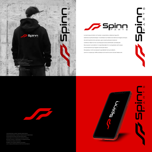 Design vincitore del contest "Spinn Parts - new brand for automotive parts launching to the market!"