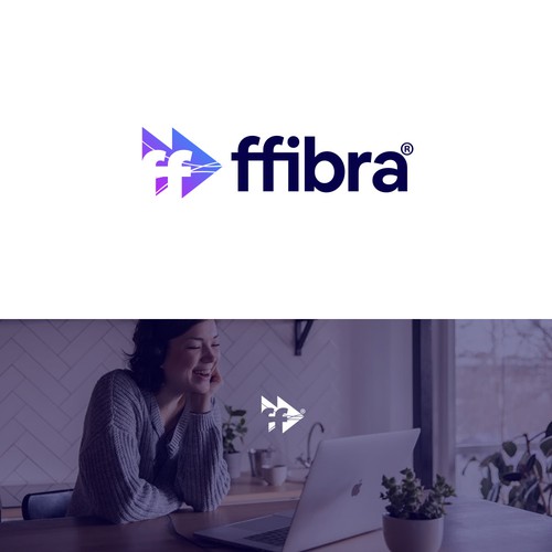 Logo for Fiber Internet Provider Diseño de ACZ_designs