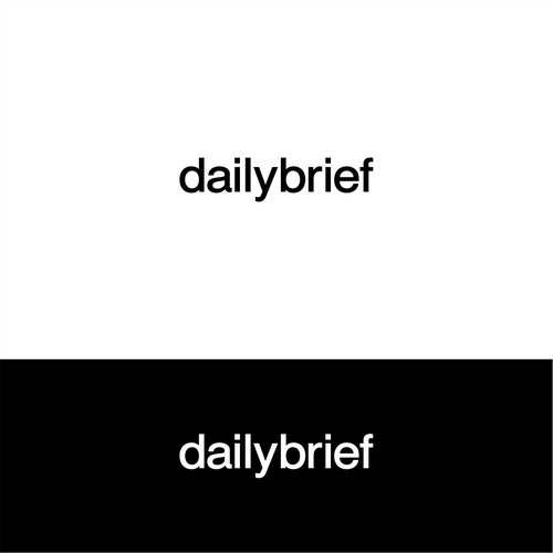 Design a clean, simple logo for a daily newsletter:  dailybrief Design by hantoko