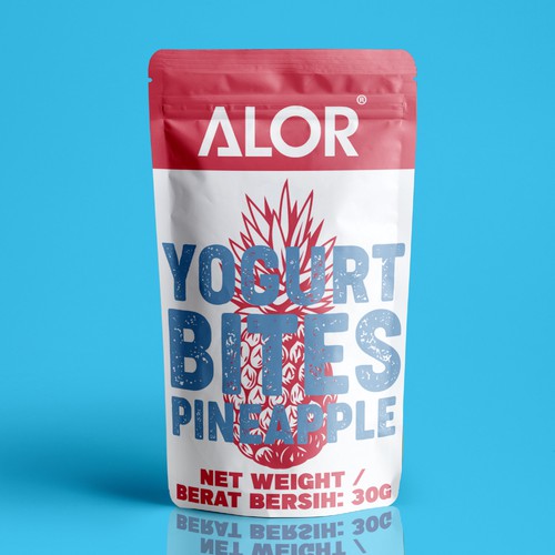 コンペ「ALOR Yogurt Bites」のデザイン by Franklin Woldさん 