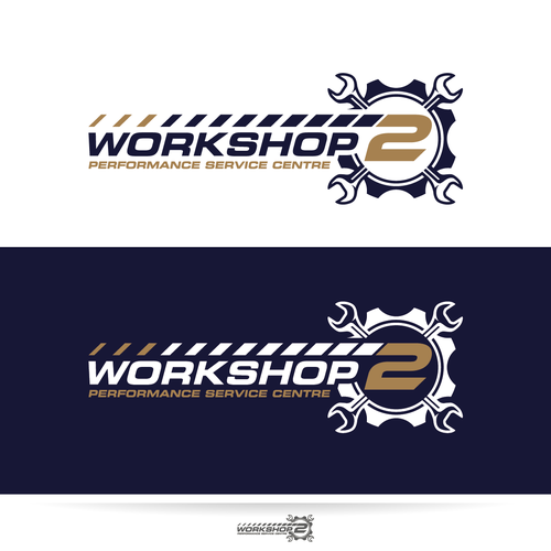 Prestige Trusted Logo for high end garage that's partnered with another brand Diseño de splash357