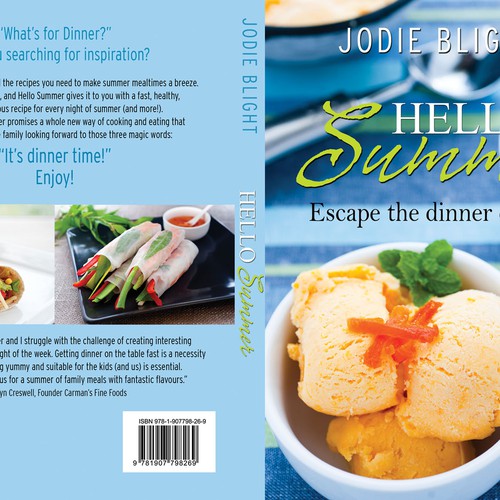 hello summer - design a revolutionary cookbook cover and see your design in every book shop Design von LilaM