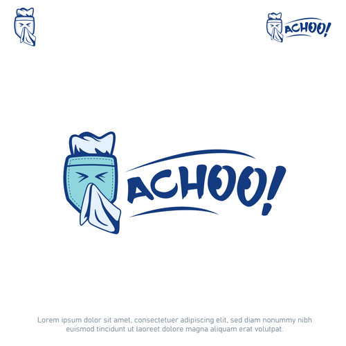 Unleash Your Creativity: Design a Street Art-Inspired Logo for Achoo! Tissues. Design by Dynamic Designs Pk