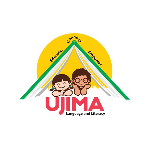 Kid Fun With Books Ujima Language And Literacy Logo Logo Design Contest 99designs