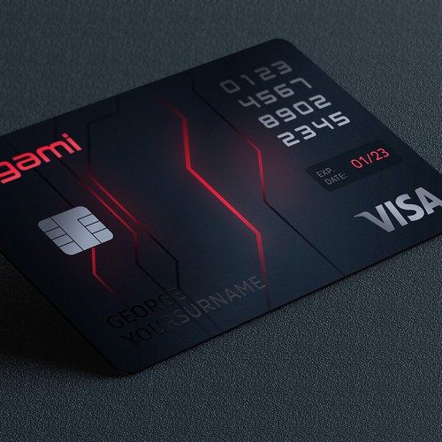 Credit Card design Design by georgedesigner