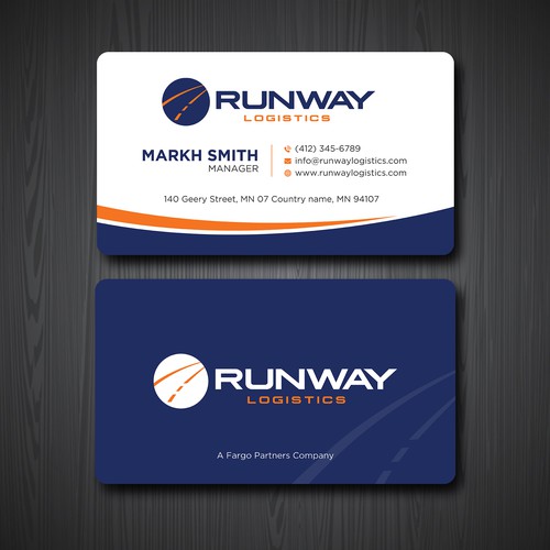 Design di Runway Logistics Business Card di prosenjit_P