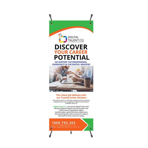 Stand Up Banner Design Design by M!ZTA