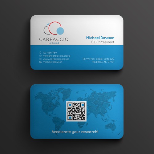 Give more muscle to research with graphic ID for CARPACCIO.cloud Design by kendhie