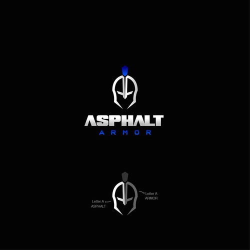 Powerful logo design for the most durable asphalt coating available Design by Z Creatives