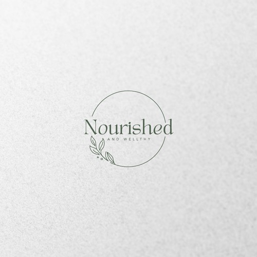 Modern minimalist creative logo design for nutrition business Design by jhanz