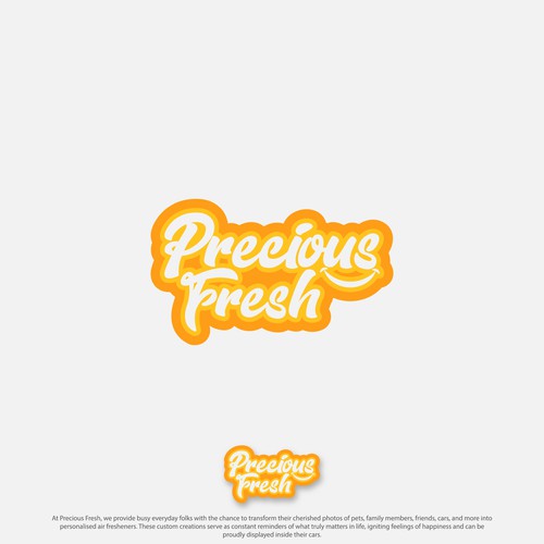 Create a Captivating Logo for Precious Fresh: Air fresheners that make you smile. Design by Divinehigh01