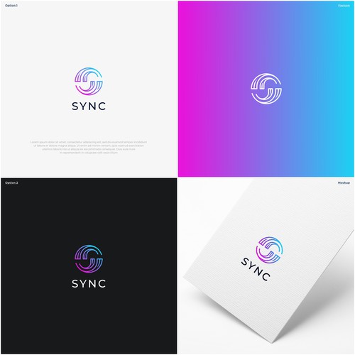 Design Sync Logo por Sorestudios