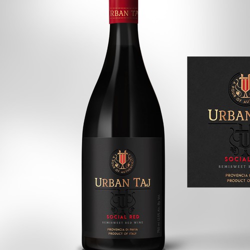 Urban Taj Wines- A Pour of Authenticity Design by Vasily ERA