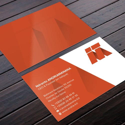 Proposta di design per un contest della categoria Biglietto da visita realizzata da Felix SH