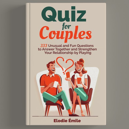 Design a book cover for a Couples Quiz Design by Crimson Lemons