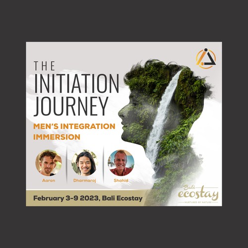 The Initiation Journey Retreat for Men Design by Trisixtin