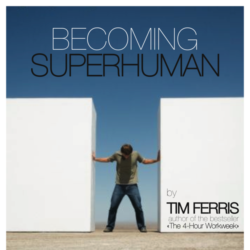 "Becoming Superhuman" Book Cover Design by ilix