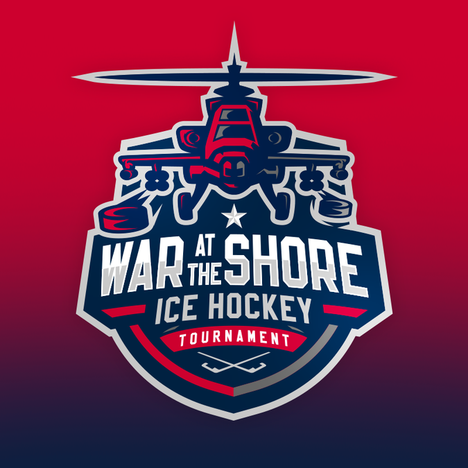 War at the Shore Ice Hockey Tournament Logo Logo design contest