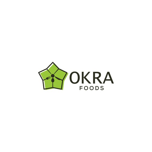 Okra inspired logo design Design by crackgraphico