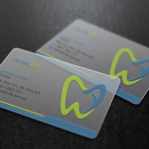 grintdeverauxさんのcreate professional cards for our dental businessデザイン