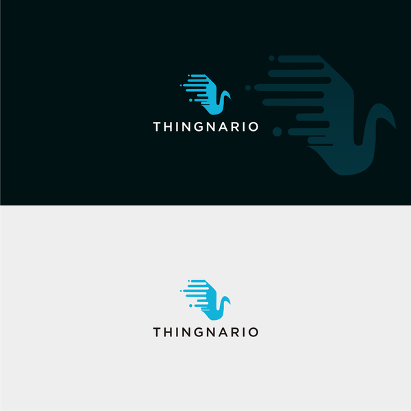 Design by H I N A T A ❤ titled "Design a cool logo for Thingnario"
