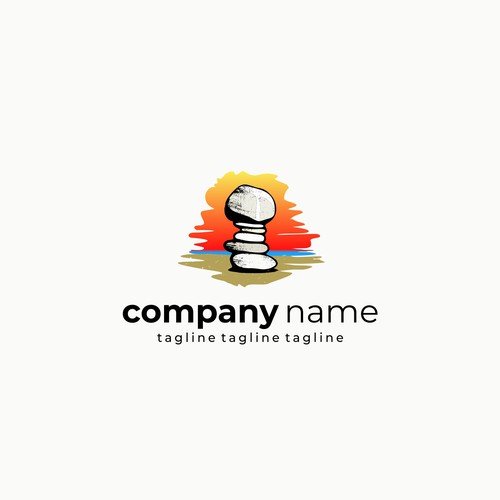 Stone formation picture as logo for coaching business Design by Strobok