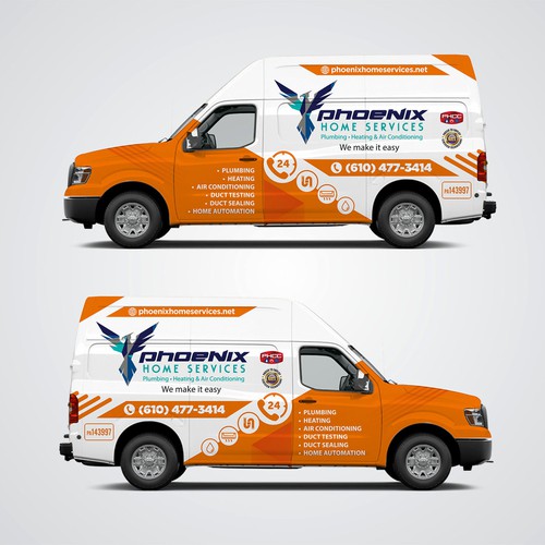 Truck Wrap Design by F O X D E S I G N