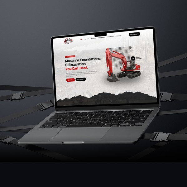 Conctruction Company Landing Page Design