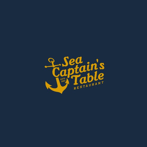 Sea Captain's Table Logo Design Design by curious goat