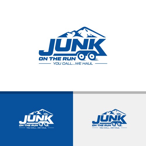 "Junk on the Run Logo Design" winning Car, truck or van wrap