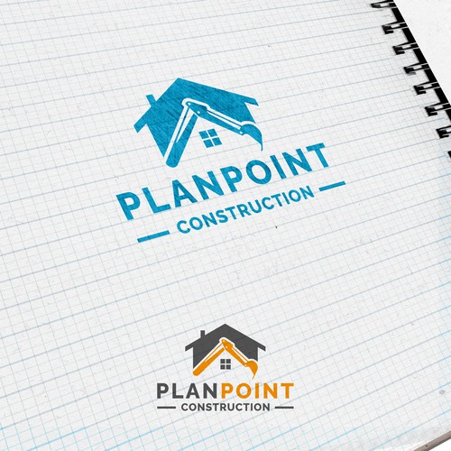 PlanPoint Construction Logo Needs A Remodel Design by Ezz™