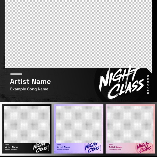 Create A Branded & Branded Overlay For Our Music Releases' Cover Artwork Design by ijoelpitulikur