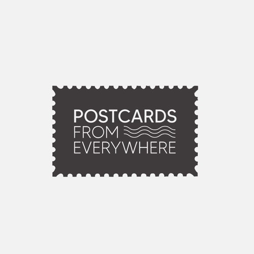 Postcards from Everywhere Logo Design by Taslima Karim