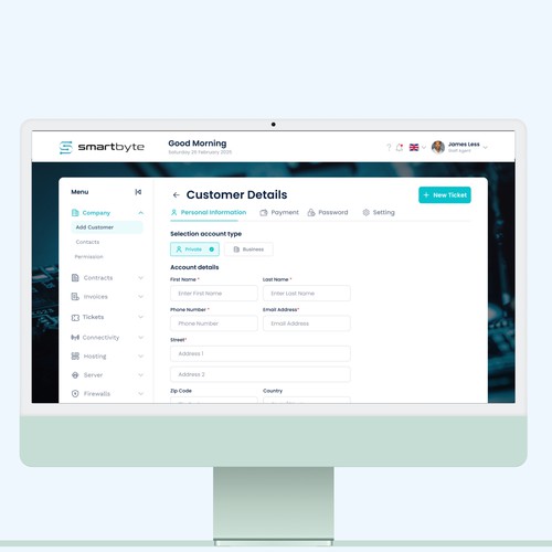 the smartest portal Design by DezainHub