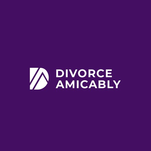 Logo for a new, healthy way for reasonable people to divorce Design by rk43_lab