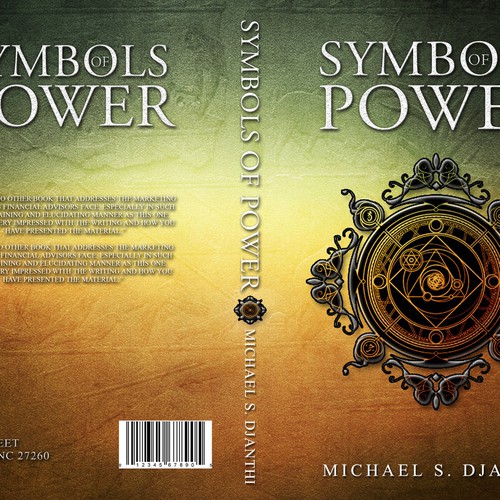 Symbols of Power Book Cover Contest Réalisé par Pulp™