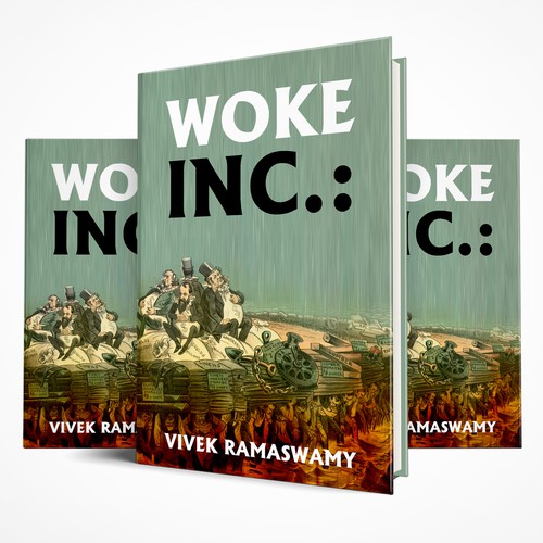 Woke Inc. Book Cover Réalisé par ☑️ CreativeClan.™  ✌