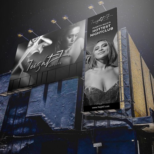 Billboard for a Nightclub and Gentlemen’s Club Design by SoftSkills