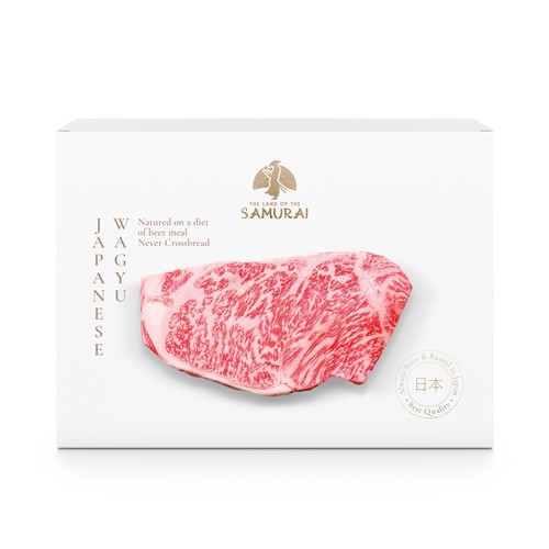 100% JAPANESE WAGYU STEAK Design by MarsiDesign