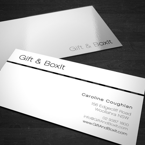 Gift & Box It needs a new stationery Design by conceptu