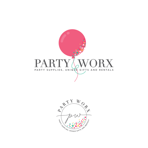 Party worx needs a fresh fun classy logo Logo design