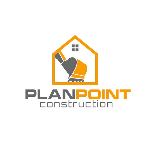 PlanPoint Construction Logo Needs A Remodel Design by Bert_Design