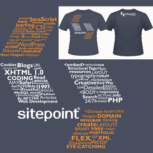 Design di SitePoint needs a new official t-shirt di choisen