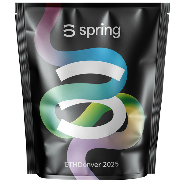 Spring Slinky Packaging Design for ETHDenver 2025 Giveaway