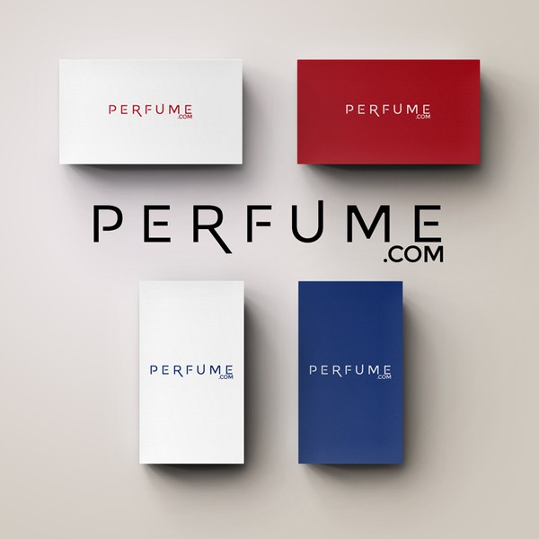 Typographic logo for Perfume.com