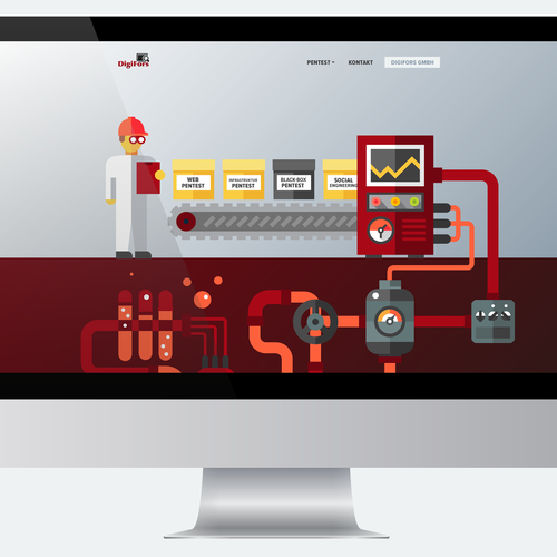 Web page design contest entry by jankram